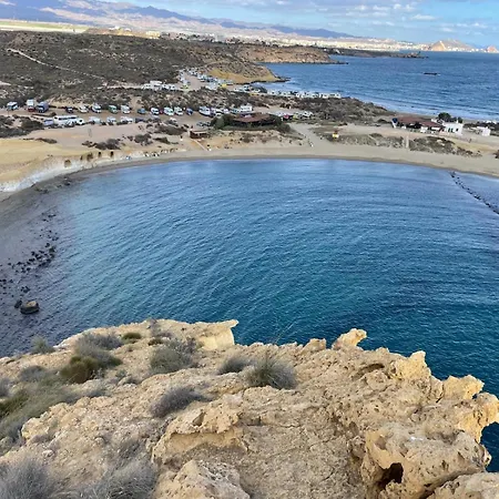 La Casita Verde- Cerca De La Playa Y Con Piscina Abierta Todo El Ano Apartamento Playas de Vera